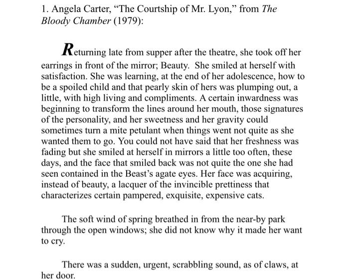 courtship of mr lyon