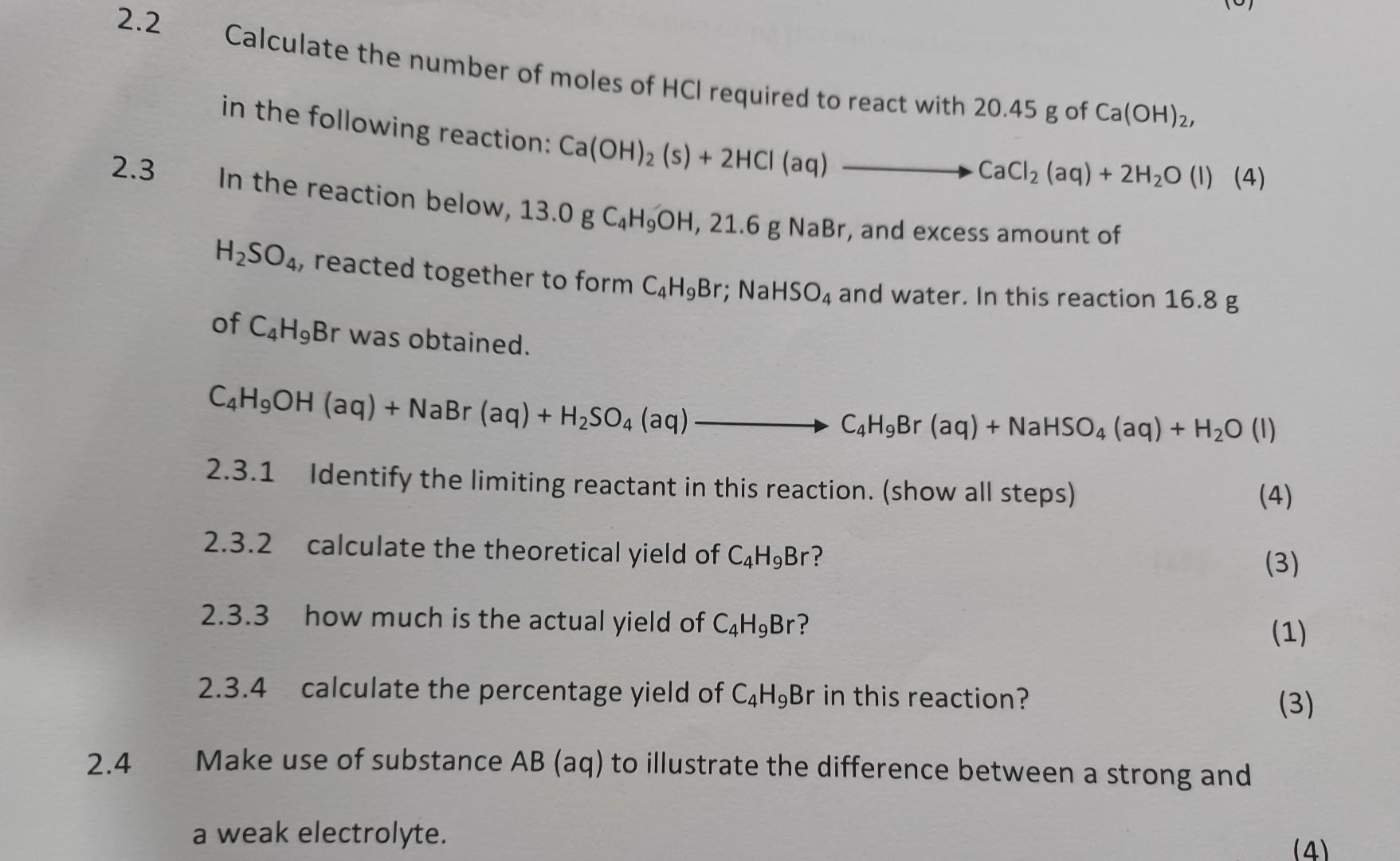 CaOH2 NaHSO4: Phản ứng hóa học và ứng dụng