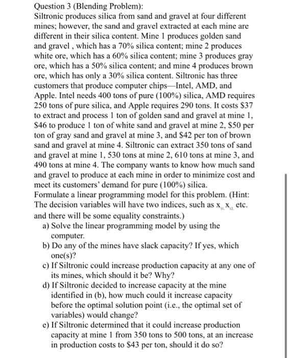 Solved Question 2 (Investing \& Marketing Problem) Barstool