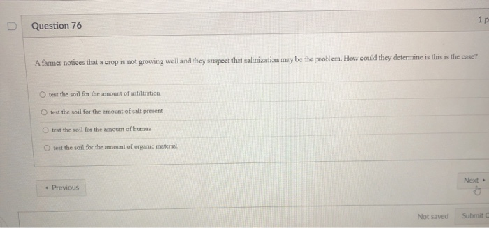 Solved Question 73 Which of the following statements is true | Chegg.com