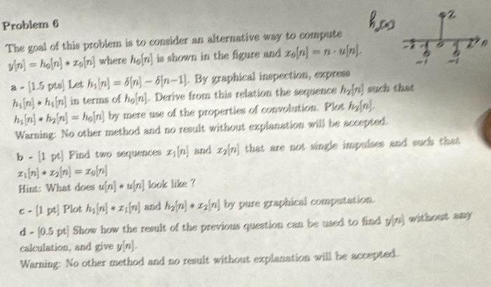 Problem 6 The goal of this problem is to consider an | Chegg.com