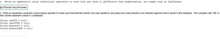 Solved 4) Write an expression using conditional operators to | Chegg.com