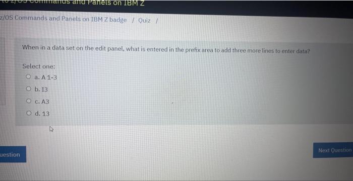 Solved when in a data set on edit panel, what is entered in | Chegg.com