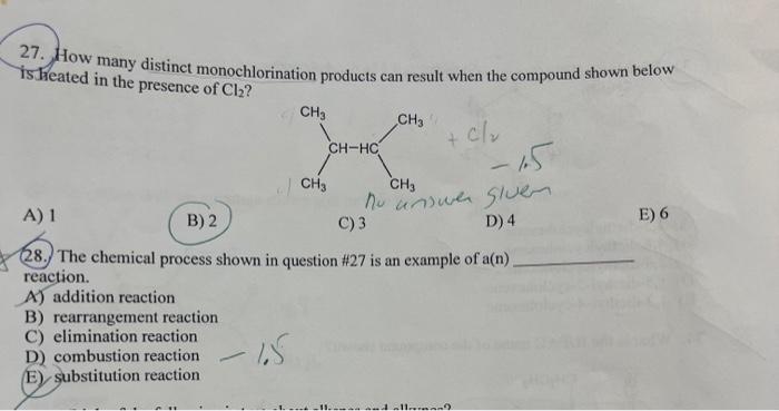 Solved 35: can you explain why the answer is (E) not (B)For | Chegg.com