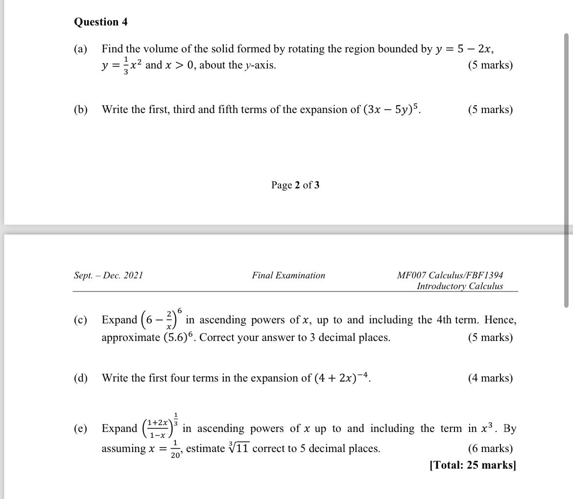 solved-question-4-n-a-find-the-volume-of-the-solid-formed-chegg