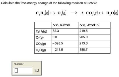 Solved Calculate the free energy change of the following Chegg