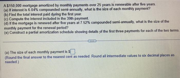 what are the payments on a 150 000 mortgage