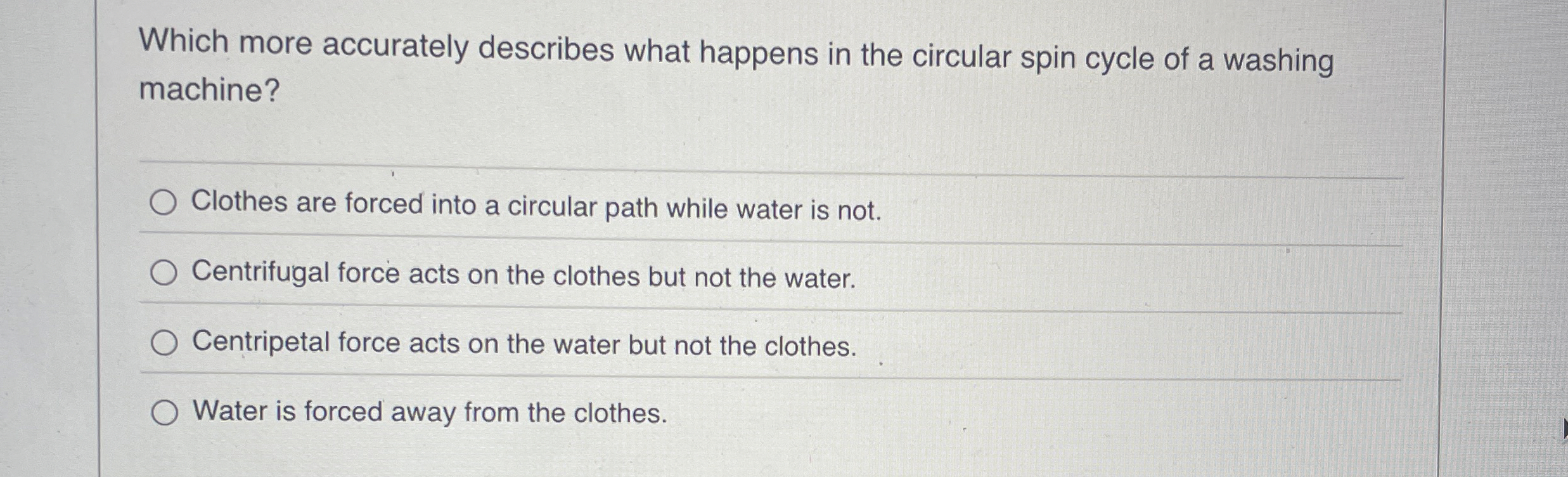 Solved Which more accurately describes what happens in the