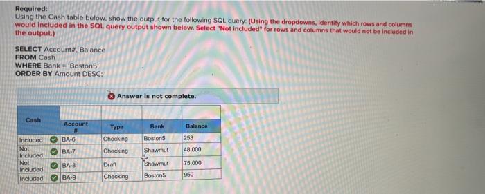 solved-required-using-the-cash-table-below-show-the-output-chegg