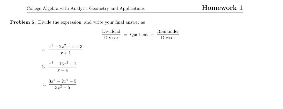 College Algebra with Analytic Geometry and | Chegg.com