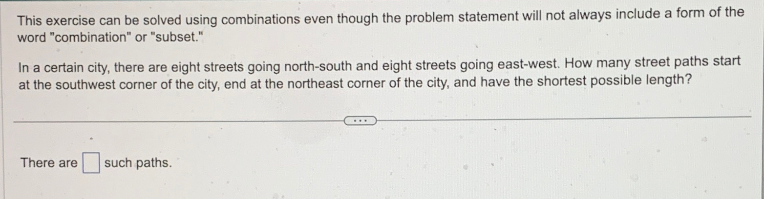 Solved This exercise can be solved using combinations even | Chegg.com