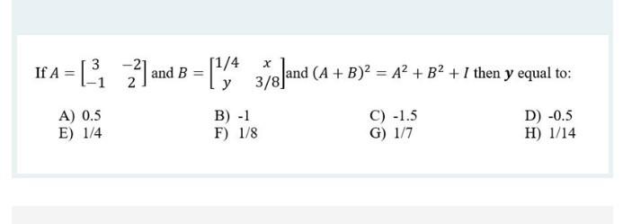 Solved If A 22 And B 1 4 378 And A B Ap Chegg Com