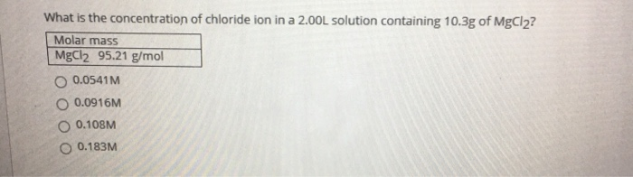 Solved What is the bond order for the chlorine to oxygen | Chegg.com
