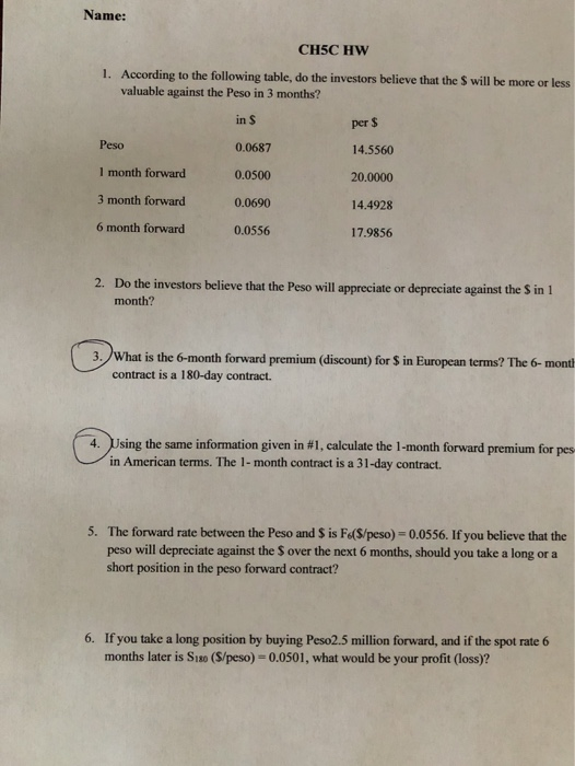 Please i need help on question #3 and #4. Please show | Chegg.com