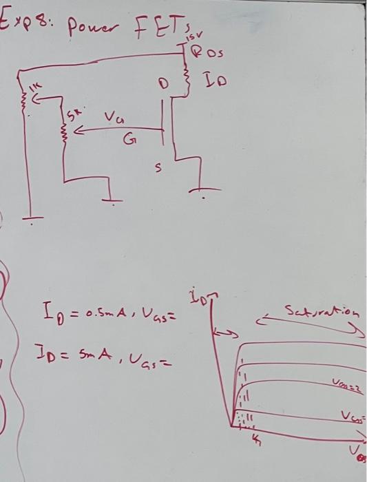 Solved I need info about ( power FETS ) experiment as this | Chegg.com