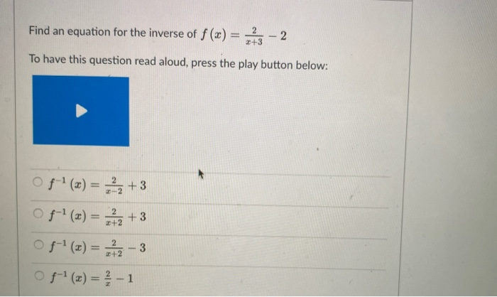 Solved Find An Equation For The Inverse Of F x 2 2 3 2 To Chegg triangle-types-chart