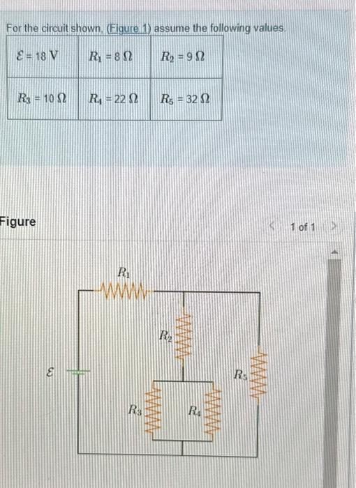 Solved For The Circuit Shown. (Figure 1) Assume The | Chegg.com