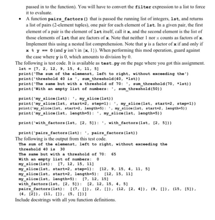 Solved 1 (7pts.). Write a Python script that implements the | Chegg.com