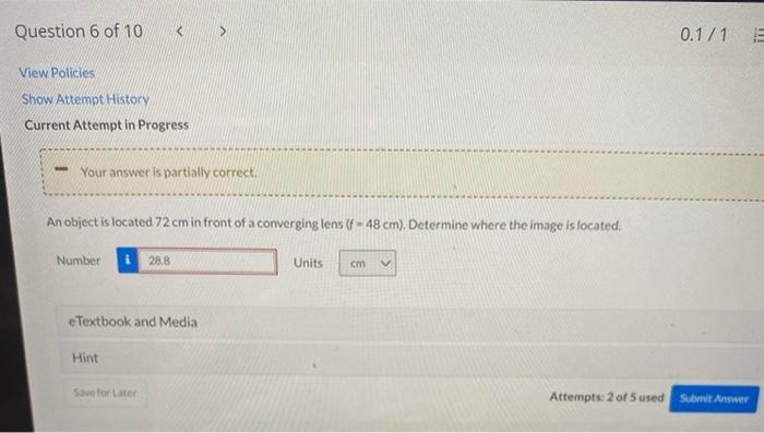 Solved Question 6 of 10 View Policies Show Attempt History | Chegg.com
