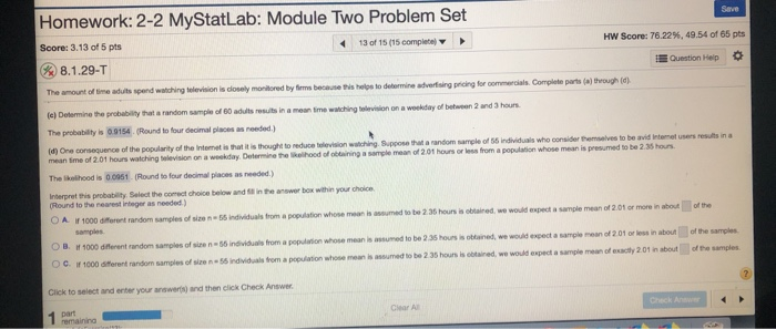 Mystatlab answers quizlet image