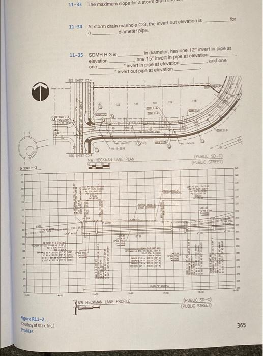 11-33 The maximum slope for a storm all for 11-34 At | Chegg.com