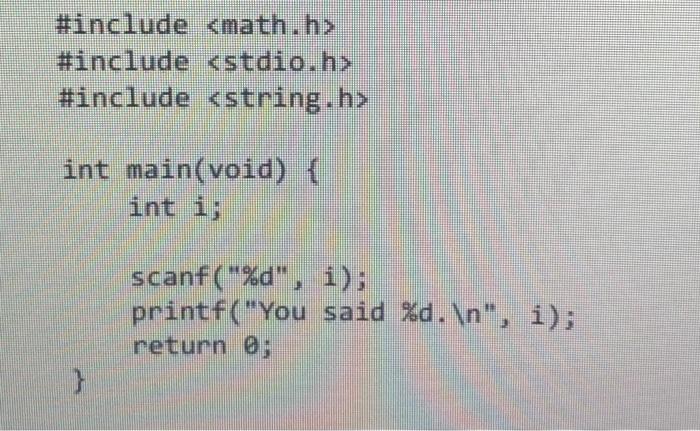 Solved intro to c explain what is wrong with program and how | Chegg.com