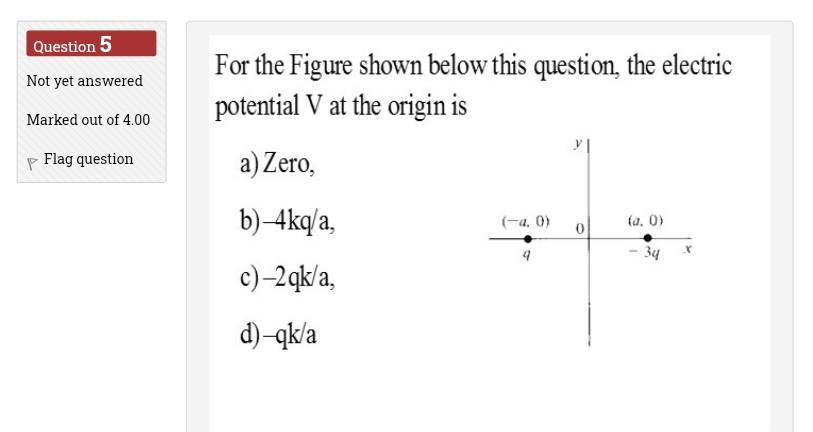 Solved Question 5 Not yet answered For the Figure shown | Chegg.com
