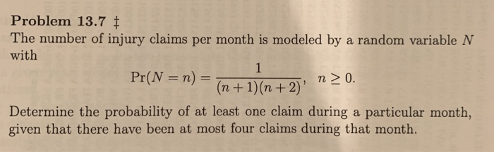 Solved Problem 13.8 Let X be a discrete random variable with | Chegg.com