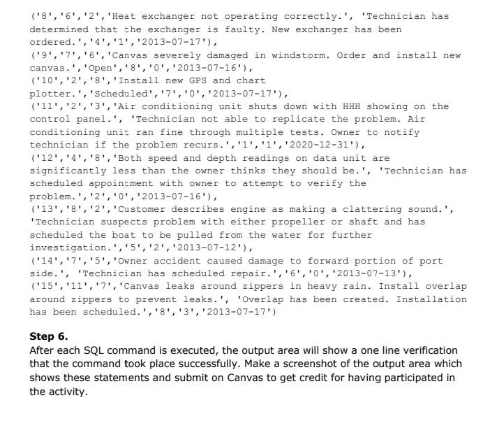 Solved In this activity, you are to create a database for | Chegg.com