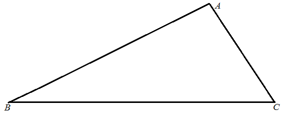 Solved: Draw a triangle and, by construction, find its incenter ...