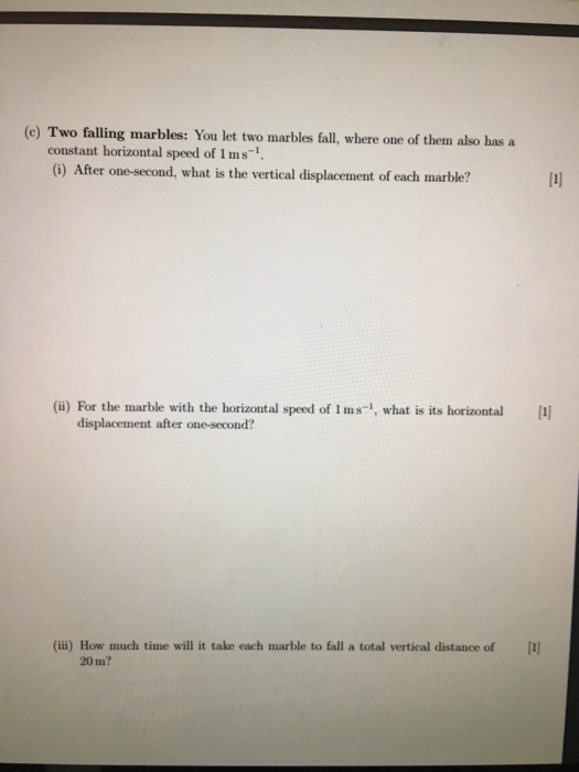 Solved 2. Kinematics (a) A ball rolls down a ramp and leaves