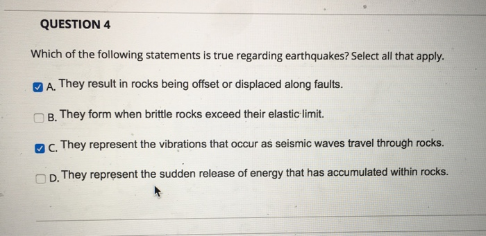 Which Of The Following Statements Regarding Energy Is True Solved QUESTION 4 Which of the following statements is true | Chegg.com