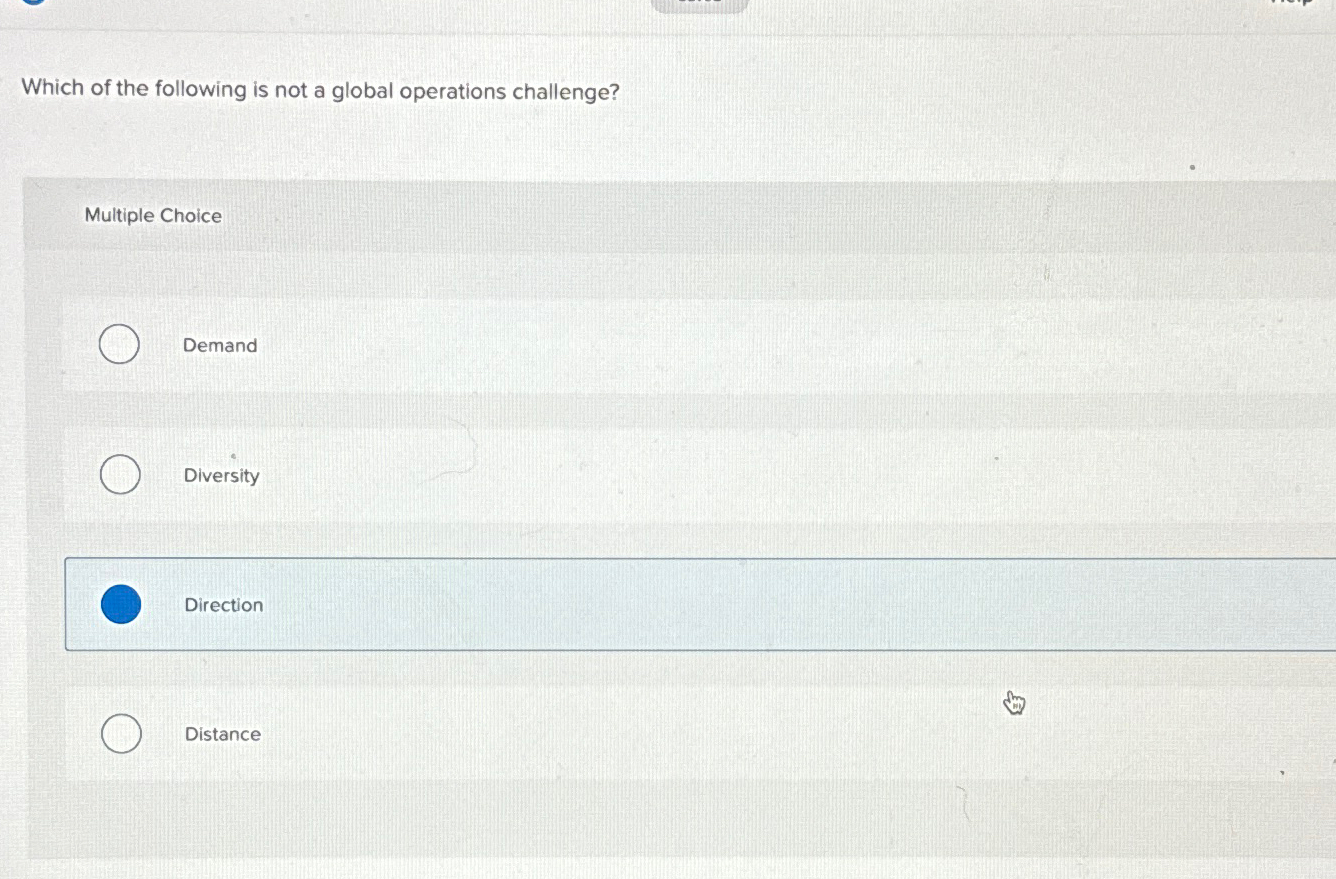 Solved Which of the following is not a global operations | Chegg.com