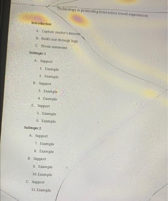 Introduction A. Capture reader's interest B. Build