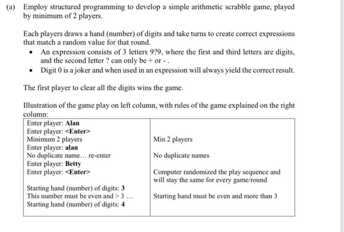 Solved The data structure to use is list. You can more than | Chegg.com