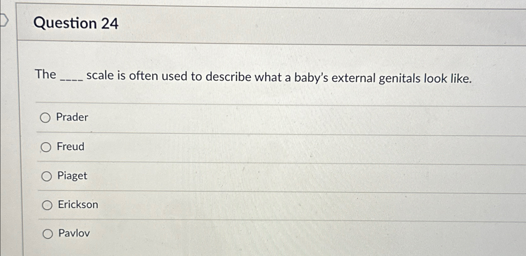 Solved Question 24The scale is often used to describe what a