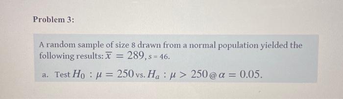Solved A random sample of size 8 drawn from a normal | Chegg.com