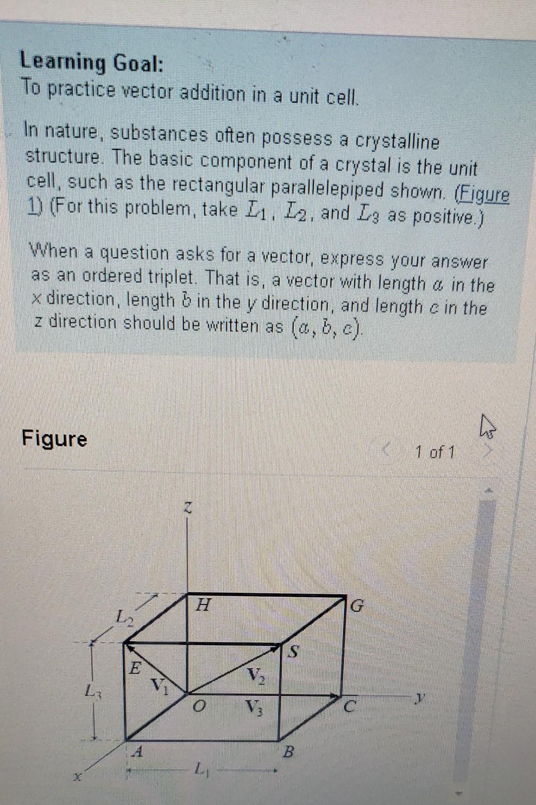 Solved Learning Goal: To practice vector addition in a unit | Chegg.com