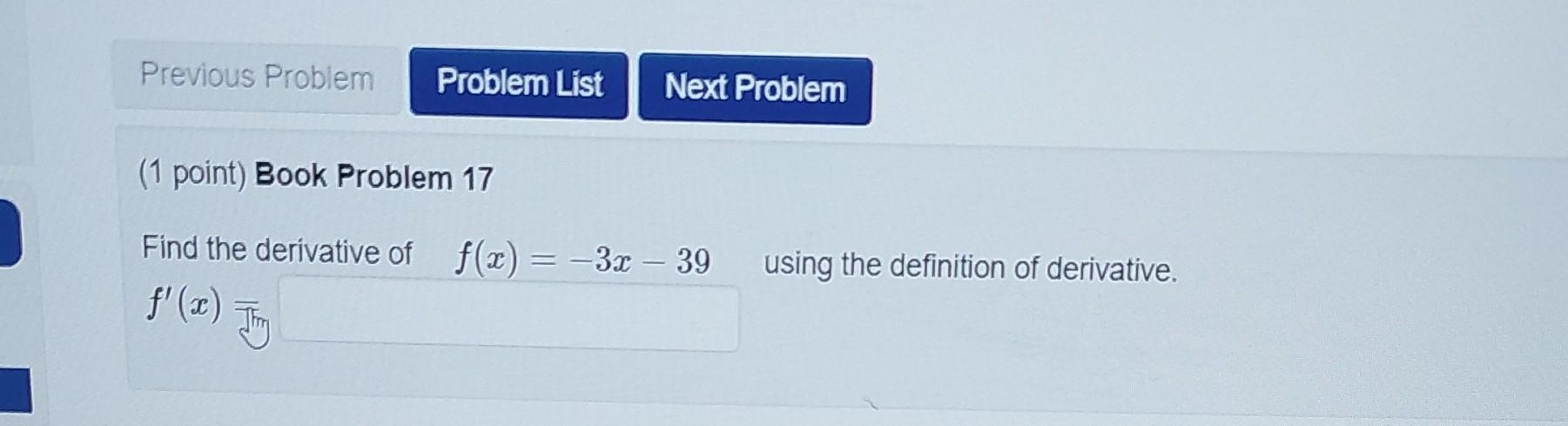 solved-find-the-derivative-of-f-x-3x-39-using-the-chegg