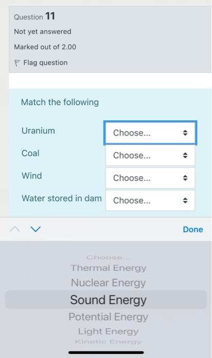 Solved Question 11 Not yet answered Marked out of 2.00 P | Chegg.com