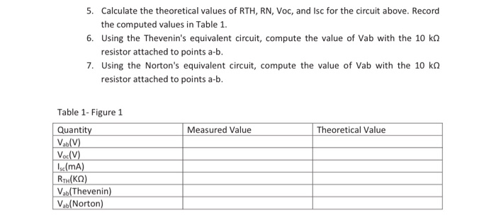 Solved Experiment 1. Construct the circuit shown in Figure 1 | Chegg.com