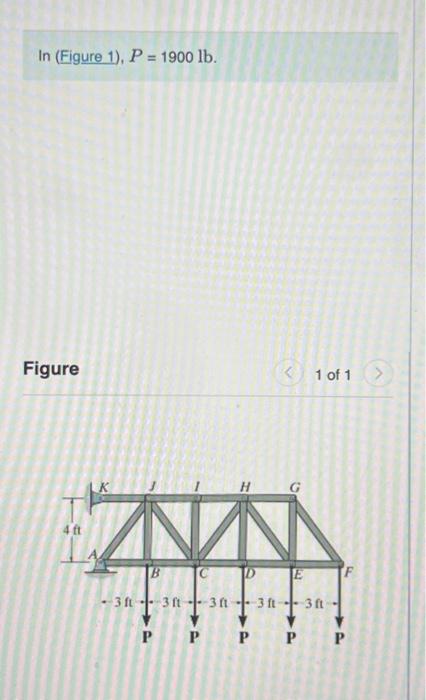 Solved Determine the force in member HG , HE and DE . State | Chegg.com