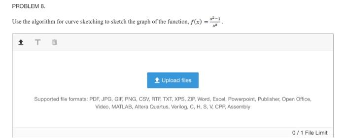 Solved PROBLEM 7. 1. If function is given a. How do you know | Chegg.com