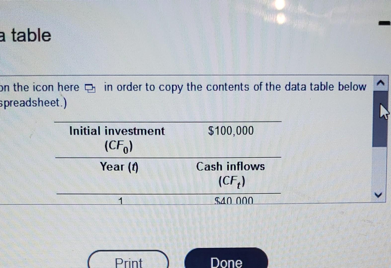 table
on the icon here \( p \) in order to copy the contents of the data table below spreadsheet.)