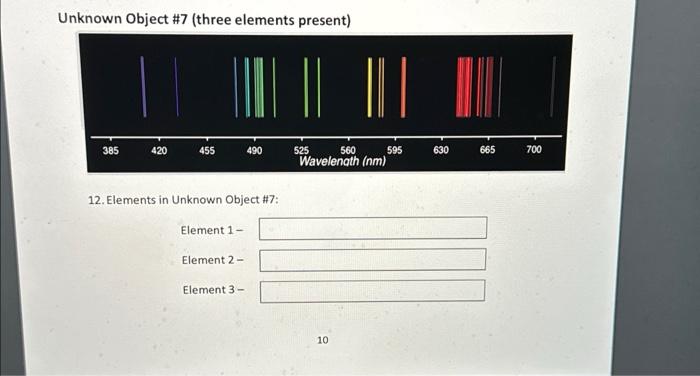 Solved Unknown Object #1 (two elements present) 385 420 455 | Chegg.com
