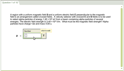 Solved A region with a uniform magnetic field B and a | Chegg.com