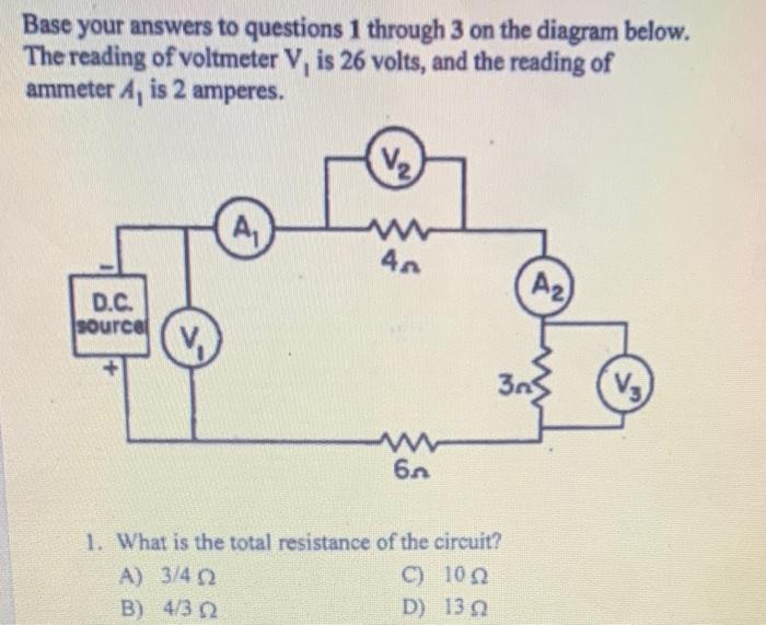Solved Base your answers to questions 1 through 3 on the | Chegg.com