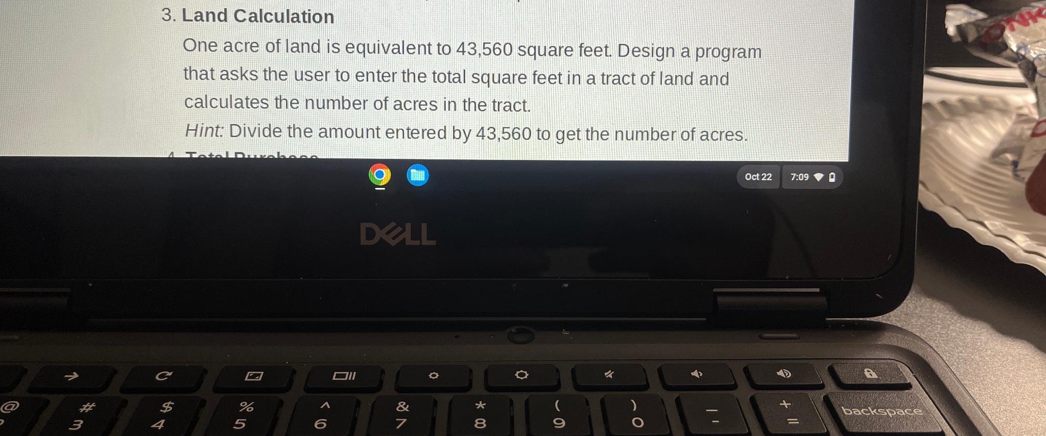 Solved Land CalculationOne acre of land is equivalent to | Chegg.com