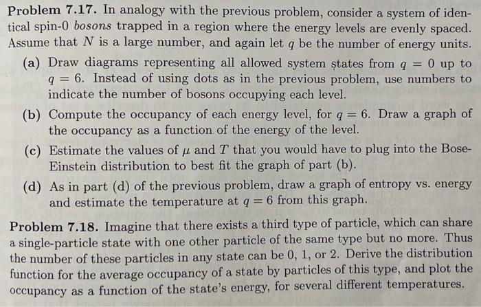 Solved Problem 7.17. In analogy with the previous problem, | Chegg.com