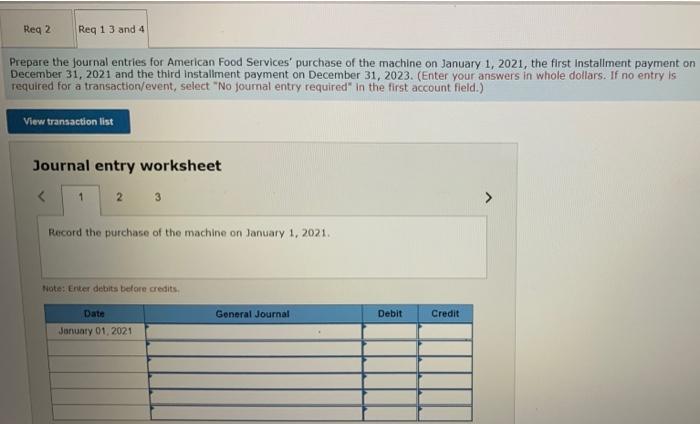 Solved Exercise 14-20 (Algo) Installment note; amortization | Chegg.com